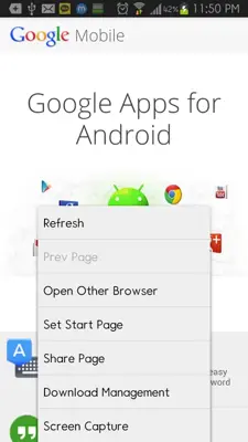 QuickBrowser android App screenshot 3